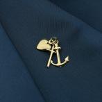 Gouden hanger; Geloof hoop en liefde (Hanger of bedel), Ophalen of Verzenden, Gebruikt, Goud, Overige merken