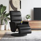 vidaXL Massagestoel verstelbaar met voetensteun kunstleer, Huis en Inrichting, Fauteuils, Verzenden, Nieuw