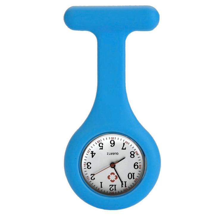 Fako - Verpleegstershorloge - Siliconen Uni - Blauw, Sieraden, Tassen en Uiterlijk, Horloges | Dames, Verzenden