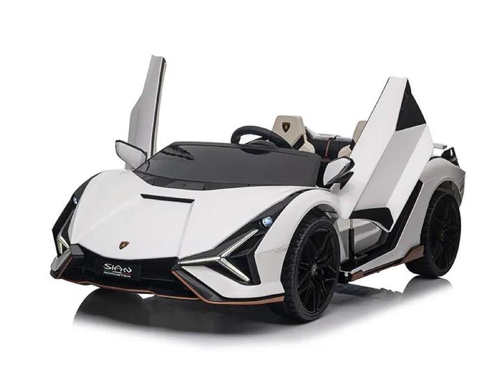 Lamborghini Sian, 24 volt elektrische kinderauto met rubbere, Kinderen en Baby's, Speelgoed | Buiten | Accuvoertuigen, Nieuw, Ophalen of Verzenden