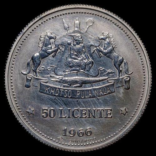 Lesotho. 50 Lisente 1966 (Zonder Minimumprijs), Postzegels en Munten, Munten | Europa | Niet-Euromunten