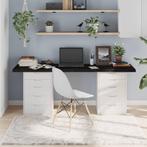 vidaXL Tafelblad 180x60x(2-4)cm behandeld eikenhout, Verzenden, Nieuw