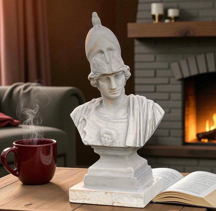 sculptuur, Busto Atena - 40 cm - materiale marmorina van, Antiek en Kunst, Antiek | Keramiek en Aardewerk