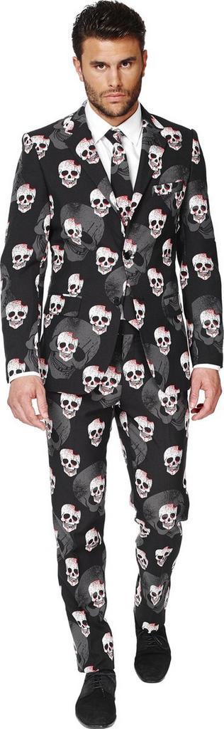 OppoSuits Skulleton  - Zwart - Halloween - Maat 54 beschikbaar voor biedingen