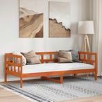 vidaXL Slaapbank zonder matras 80x200 cm massief grenenhout, Huis en Inrichting, Slaapkamer | Bedden, Eenpersoons, Bruin, Verzenden