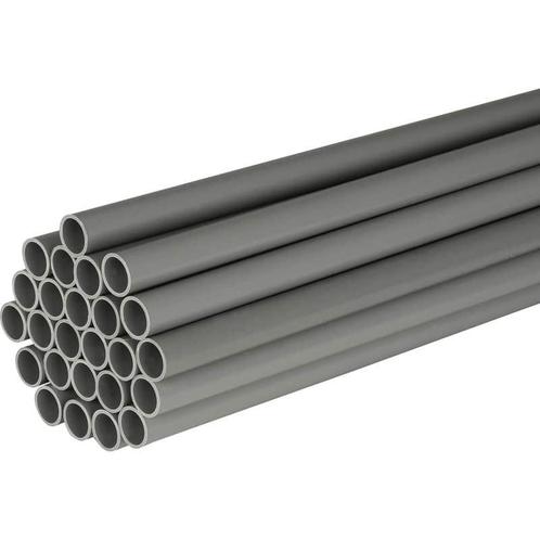 Installatiebuis PVC Grijs 19mm - 4 meter - 25 stuks, Doe-het-zelf en Verbouw, Elektra en Kabels, Ophalen of Verzenden