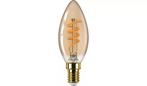 Philips MASTER Value LEDcandle E14 Vintage Filament Goud, Led-lamp, E14 (klein), Nieuw, Ophalen of Verzenden