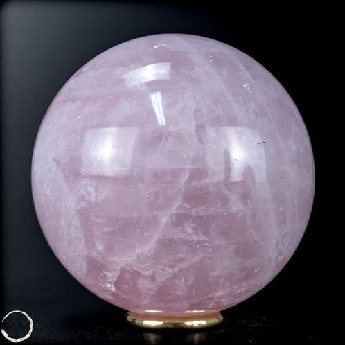 Natuurlijke Rozenkwarts Bol uit Brazilië- 675.33 g, Verzamelen, Mineralen en Fossielen