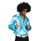 Disco blouse lichtblauw, Verzenden, Nieuw, Feestartikel