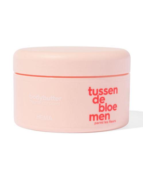 HEMA Bodybutter tussen de bloemen 200ml 2=35% / 1=25%, Sieraden, Tassen en Uiterlijk, Uiterlijk | Lichaamsverzorging, Nieuw, Verzenden