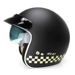 IXS HX 77 2.0 race jethelm mat zwart - wit, Verzenden, Nieuw met kaartje