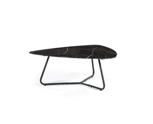 Salontafel Neno 75x85 cm Zwart | Eleonora, Huis en Inrichting, Tafels | Salontafels, Nieuw, Ophalen of Verzenden