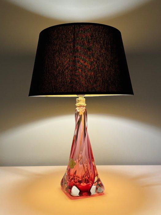 Val Saint Lambert - René Delvenne - Tafellamp - Kristal, Antiek en Kunst, Antiek | Lampen