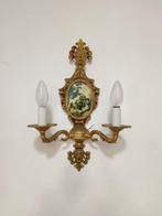 Wandkandelaar - Franse wandlamp - Brons, Messing - antieke, Antiek en Kunst