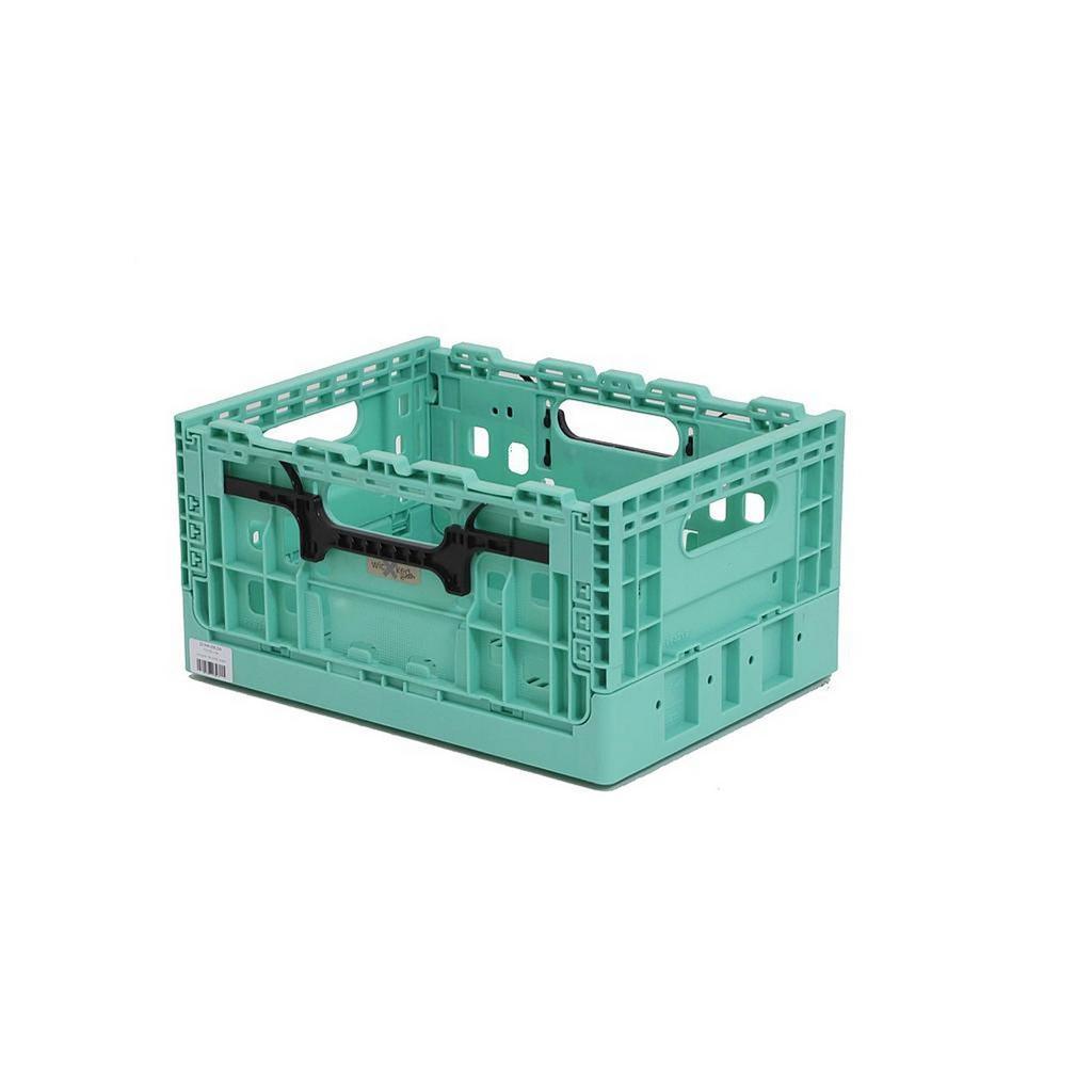 betekenis Vlot herstel ≥ Wicked Smart Crate Turquoise met Zwarte Grepen — Fietsaccessoires |  Fietsmanden — Marktplaats