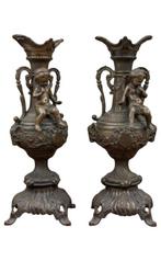 Antiek Altaarvat - Brons - 1850-1900 - Hoogte: 42 cm, Antiek en Kunst