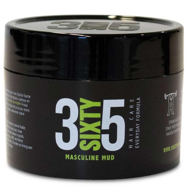3SIXTY5  Masculine Mud  75 ml, Sieraden, Tassen en Uiterlijk, Uiterlijk | Haarverzorging, Nieuw, Verzenden