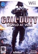 Call of Duty World at War (Wii Games), Ophalen of Verzenden, Zo goed als nieuw