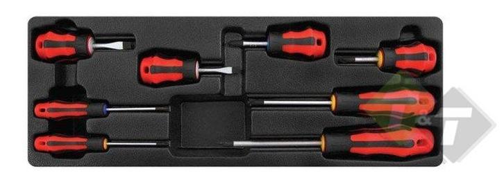 Schroevendraaier Set, 8 Delig, Diverse Maten En Lengtes, Doe-het-zelf en Verbouw, Gereedschap | Handgereedschap, Nieuw, Ophalen of Verzenden