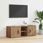 vidaXL TV-kast Artisan Eiken 100 x 31,5 x 35 cm Bewerkt hout, Huis en Inrichting, Kasten | Televisiemeubels, Minder dan 50 cm