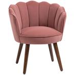 TRUUSK Roze Eetkamerstoel - Keukenstoel - Fauteuil - Met Rug, Verzenden, Nieuw