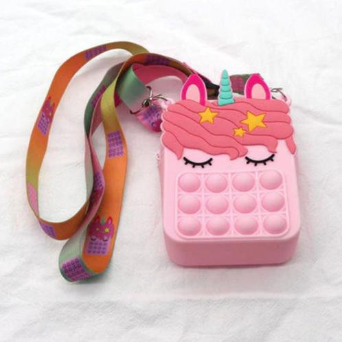 Pop It Portemonnee - Fidget Anti Stress Speelgoed Bubble Toy, Sieraden, Tassen en Uiterlijk, Portemonnees, Nieuw, Verzenden