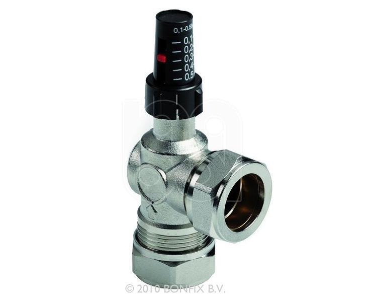 BONFIX Drukverschilregelaar 22 x 22 mm knel, Doe-het-zelf en Verbouw, Buizen en Afvoer, Ophalen of Verzenden
