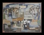 Dirk Trap (1922-1993) - Paysage avec animaux stylisé