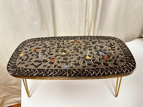 Tafel - Mozaïek - Vintage bijzettafel, Antiek en Kunst, Kunst | Designobjecten