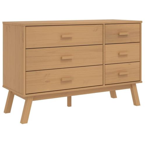 Ladekast Grenenhout Bruin - OP=OP! - Stijlvol & Voordelig, Huis en Inrichting, Kasten | Ladekasten, 25 tot 50 cm, Nieuw, Grenenhout