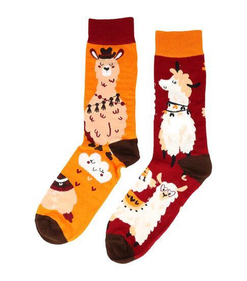 Sokken Lama Rood Oranje Maat 38-45, Kleding | Dames, Sokken en Kousen