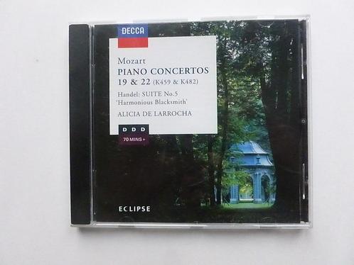 Mozart pianoconcerto 22 / Handel suite 5 - Alicia de Larroch, Cd's en Dvd's, Cd's | Klassiek, Verzenden