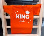 Shirtje koningsdag met naam, Ophalen of Verzenden, Nieuw, Kostuum, Oranje of Koningsdag