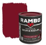 Rambo Pantserlak Deur en Kozijn Klassiek Rood 0.75L, Doe-het-zelf en Verbouw, Verf, Beits en Lak, Verzenden, Nieuw, Lak, Minder dan 5 liter