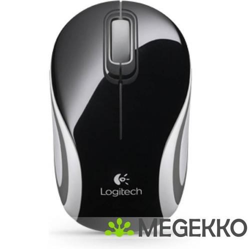 Logitech Mouse M187 Zwart, Computers en Software, Muizen, Nieuw, Verzenden