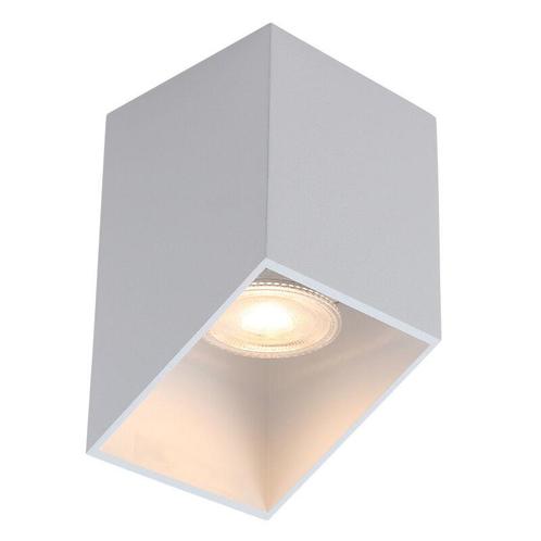 Aluminium opbouwspot Neva, wit, Huis en Inrichting, Lampen | Plafondlampen, Nieuw, Metaal, Ophalen of Verzenden
