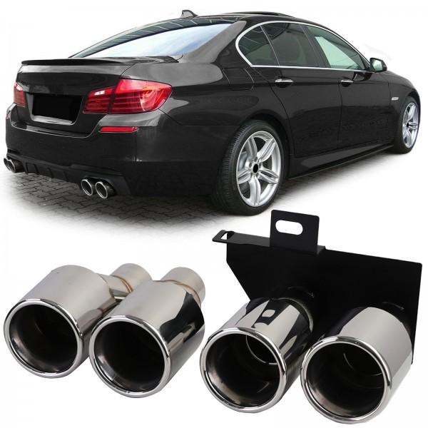 Uitlaat Sierstukken BMW F10 F11 F12 F13 Chroom, Auto-onderdelen, Overige Auto-onderdelen, Ophalen of Verzenden