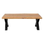 Salontafel Mangohout Cedric 130 cm, Huis en Inrichting, Tafels | Salontafels, 100 tot 150 cm, Verzenden, Nieuw, 50 tot 100 cm