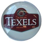 Occasion - Ronde taplens Texels speciaalbier bol 69 mmø, Ophalen of Verzenden