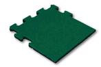 Rubber tegel 25 mm - 50 x 50 cm - Groen - Puzzelsysteem -, Tuin en Terras, Tegels en Klinkers, Verzenden, Nieuw