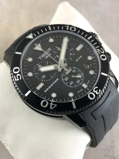 Tissot - Seastar 1000 Chronograph Black - T120.417.37.051.02, Sieraden, Tassen en Uiterlijk, Horloges | Heren