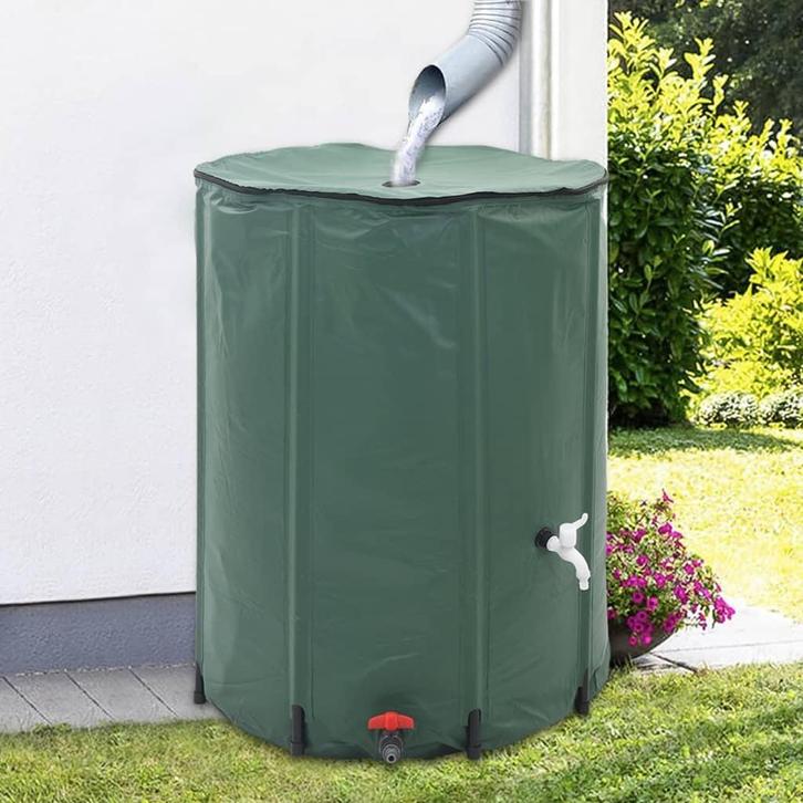 vidaXL Inklapbare Watertank 500L (Groen), Tuin en Terras, Tuinslangen, Nieuw, Verzenden