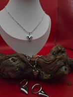 Drie delige sieraden set, Nieuw, Ophalen of Verzenden, Zilver, Overige materialen