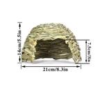 Grashuis voor Konijnen en Knaagdieren –Schuilplaats en Speel, Verzenden, Nieuw