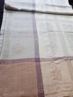 Grote linnen damast tafelkleed - Tafelkleed (13) - 290 cm -, Antiek en Kunst, Antiek | Kleden en Textiel