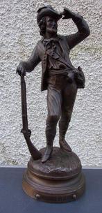 Auguste Moreau (1834-1917) - Beeld, Chasseur des Alpes -