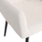 Oorfauteuil / Relaxfauteuil Odense - Beige - Bouclé Stof, Verzenden, Nieuw