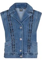 -20% Indian Blue  Indian Blue Meiden denim gilet borduursel, Kinderen en Baby's, Verzenden, Nieuw