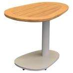 Monza bijzettafel 62x45xH48 cm aluminium latte, Tuin en Terras, Ophalen of Verzenden, Nieuw