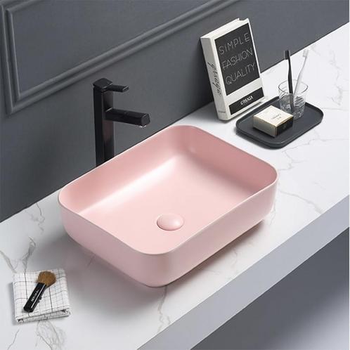 Waskom Sanilux Minerva Color Line 50x39x13 cm Inclusief, Doe-het-zelf en Verbouw, Sanitair, Overige typen, Nieuw, Ophalen of Verzenden